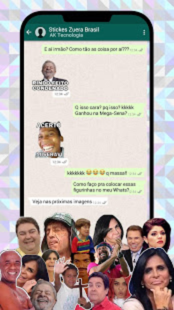 Stickers Zuera Brasil