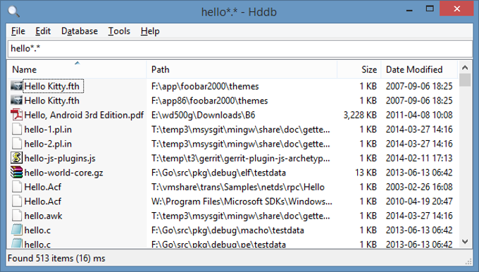 Hddb File Search Hddb File Search