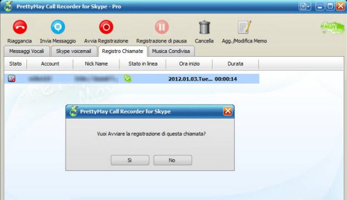 PrettyMay Call Recorder for Skype PrettyMay Call Recorder for Skype