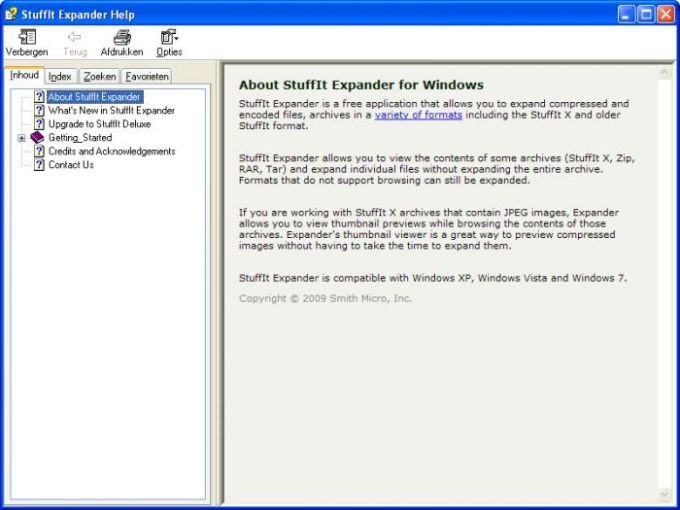 where does stuffit expander put files