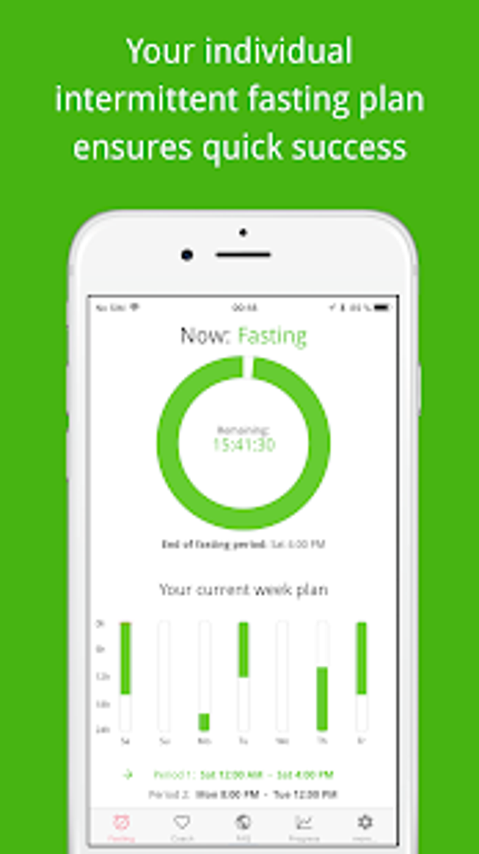 BodyFast Intermittent Fasting: Coach diet tracker