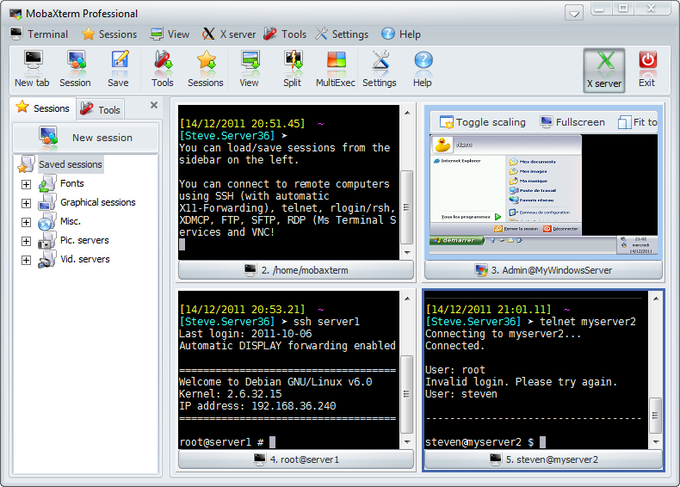 MobaXterm MobaXterm
