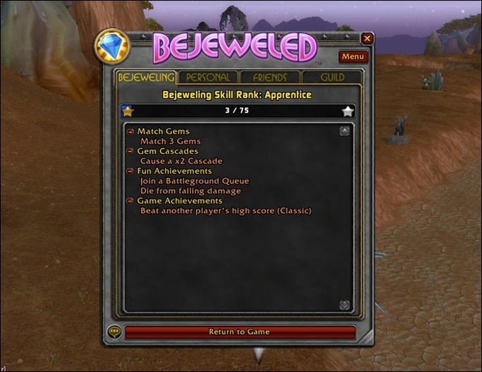 Bejeweled Add-on for WoW Bejeweled Add-on for WoW