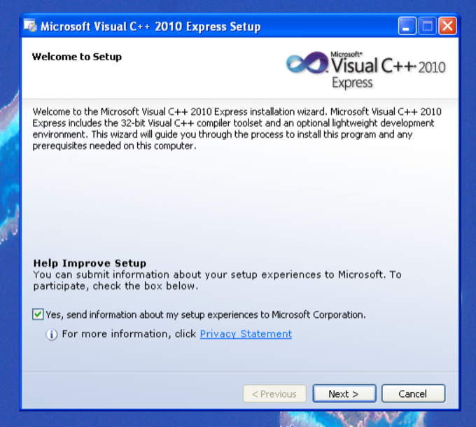 Visual C 10 Express Download