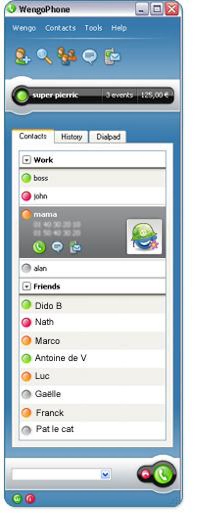 WengoPhone WengoPhone
