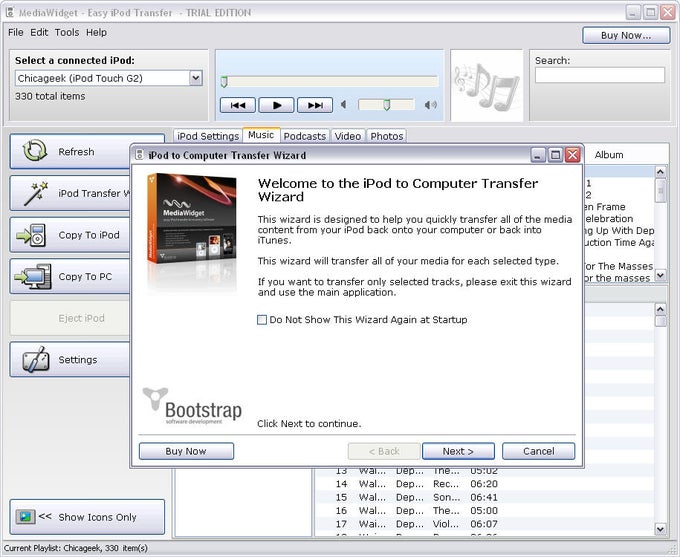 MediaWidget - Easy iPod Transfer MediaWidget - Easy iPod Transfer