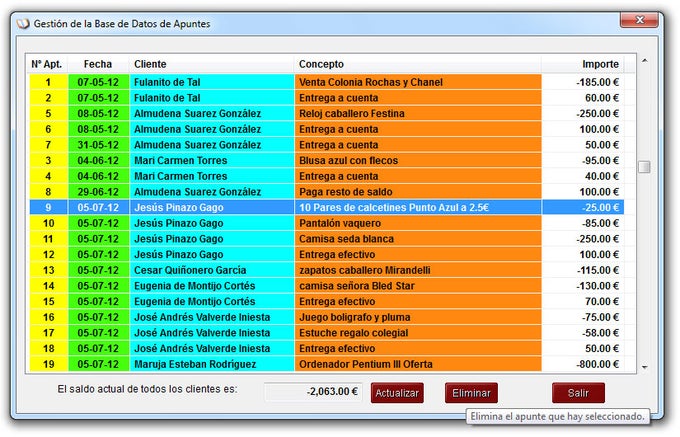 Libreta de Clientes Libreta de Clientes