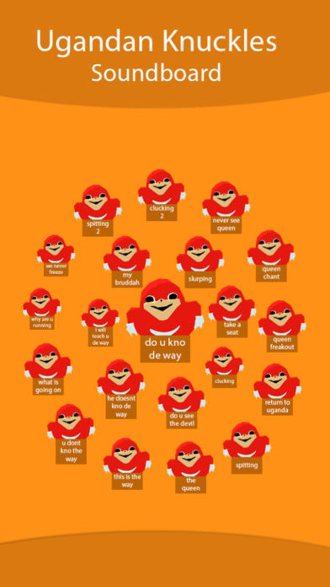 Ugandan Knuckles Soundboard For IPhone Download