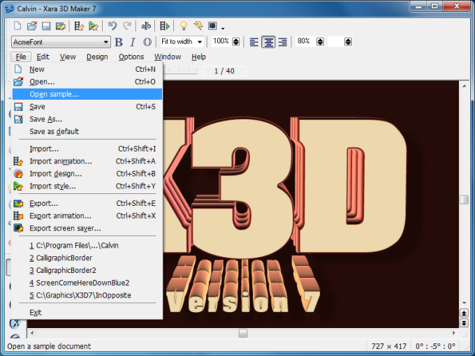 xara 3D MAKER 7 mac