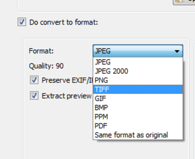 how to convert nef to jpg in batches