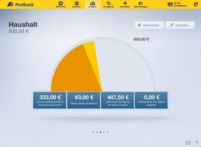Postbank Finanzassistent für iPad Postbank Finanzassistent für iPad