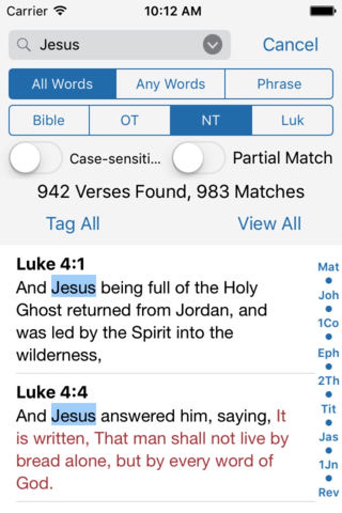 e-Sword LT: Bible Study to Go