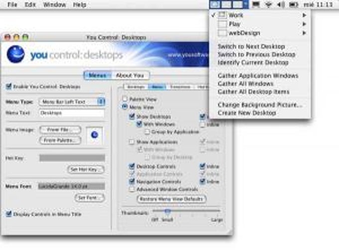 You Control: Desktop You Control: Desktop
