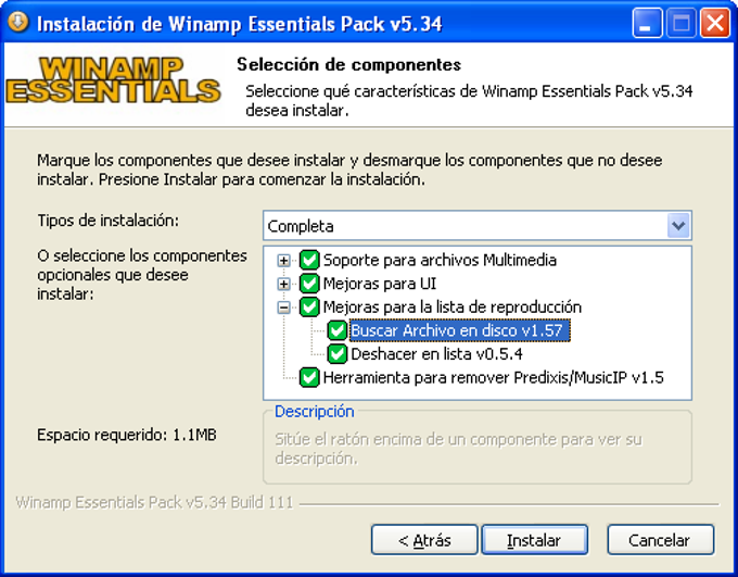Winamp Essentials Pack