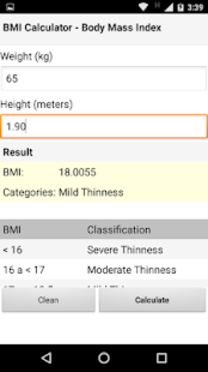 Bmi Body Mass Index Calculator Apk For Android Download