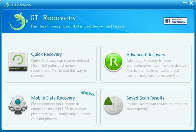 GT Recovery for Windows GT Recovery for Windows