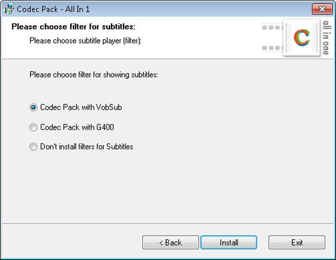 Codec Pack All in One Codec Pack All in One