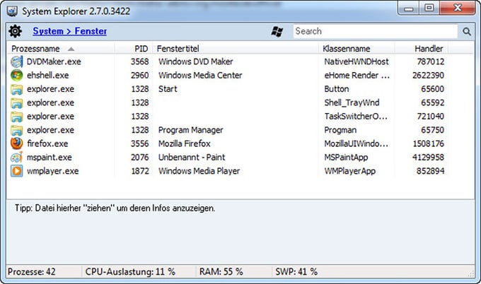 System Explorer