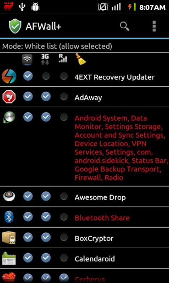 AFWall+ (Android Firewall +) AFWall+ (Android Firewall +)