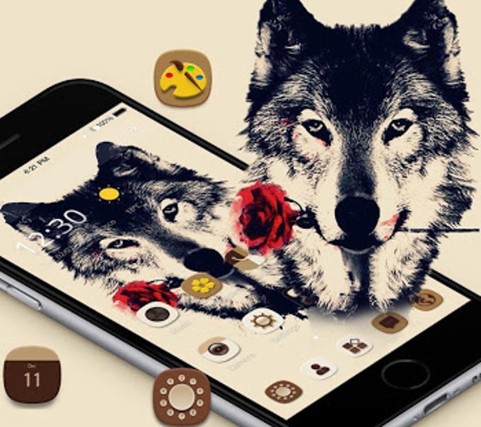 Tattoo Rose Romantic Wolf Theme Tattoo Rose Romantic Wolf Theme