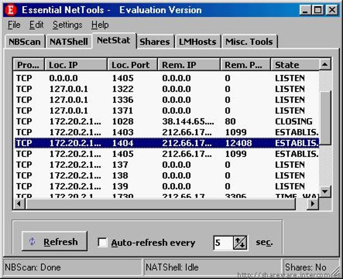 Essential Nettools 43 Build 270 Network Benchmarks