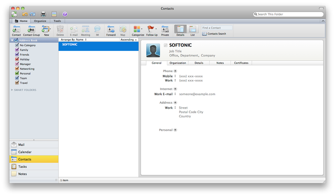 Microsoft Outlook 2011 Microsoft Outlook 2011