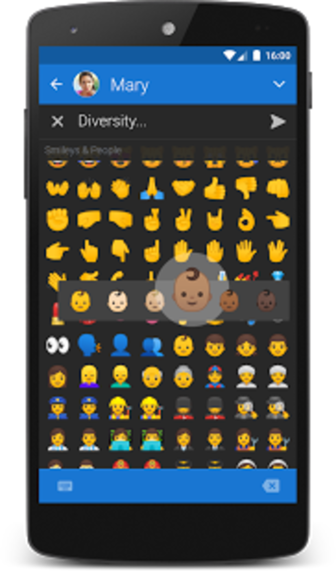 textra emoji android oreo style screenshot
