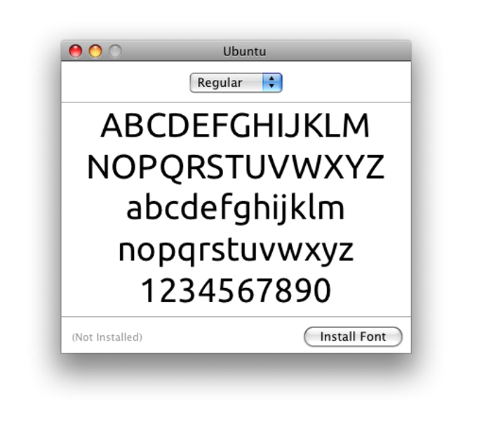 Ubuntu Font Family Ubuntu Font Family