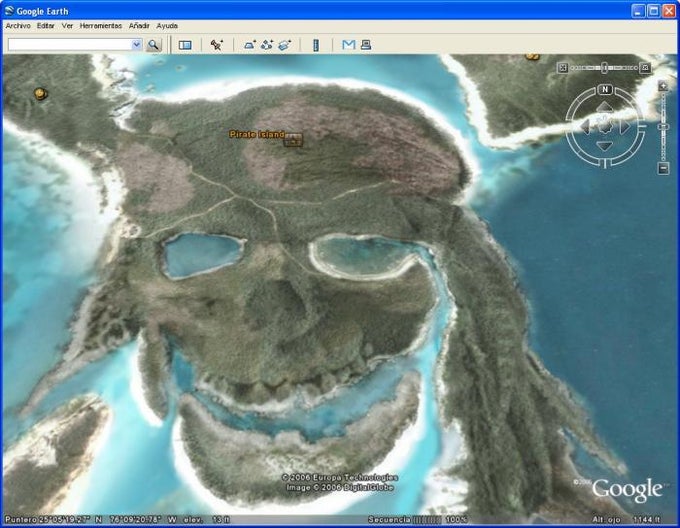 Piratas del Caribe en Google Earth Piratas del Caribe en Google Earth