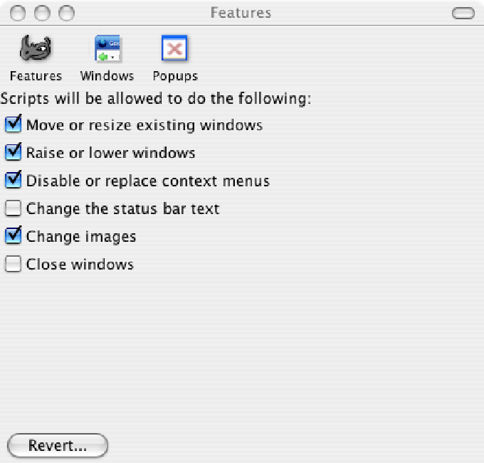 JavaScript Options JavaScript Options