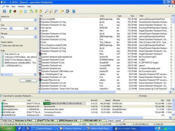 DC++ 0.881 download the new for windows