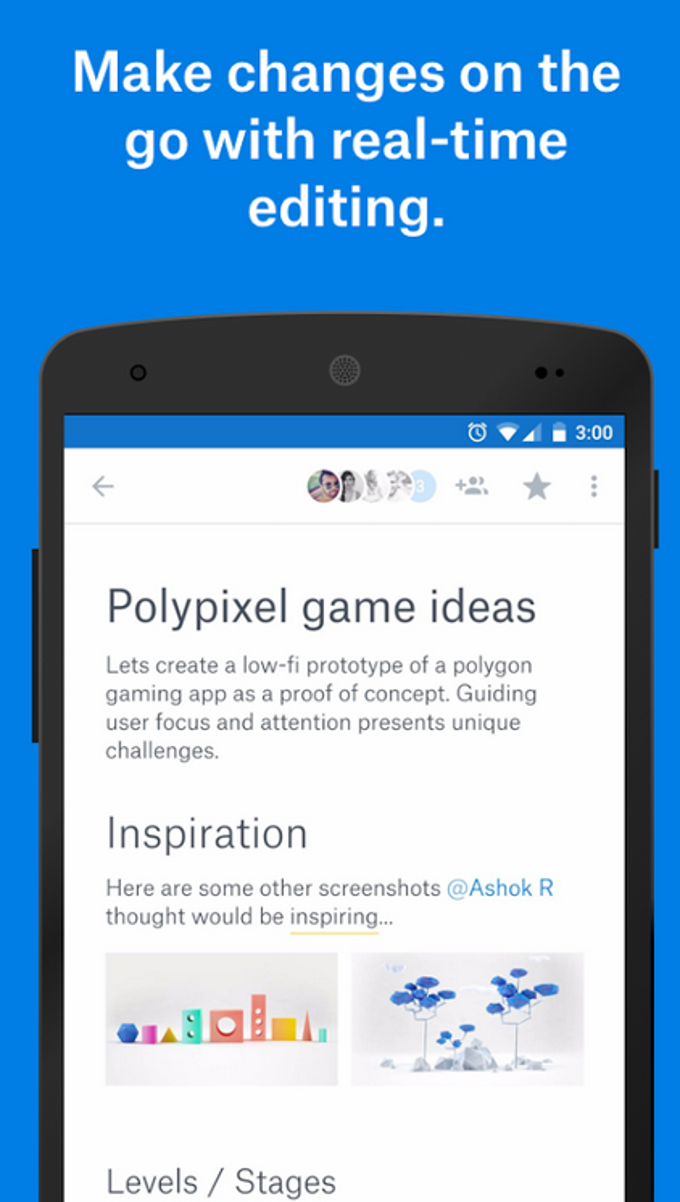 Dropbox Paper для Android — Скачать