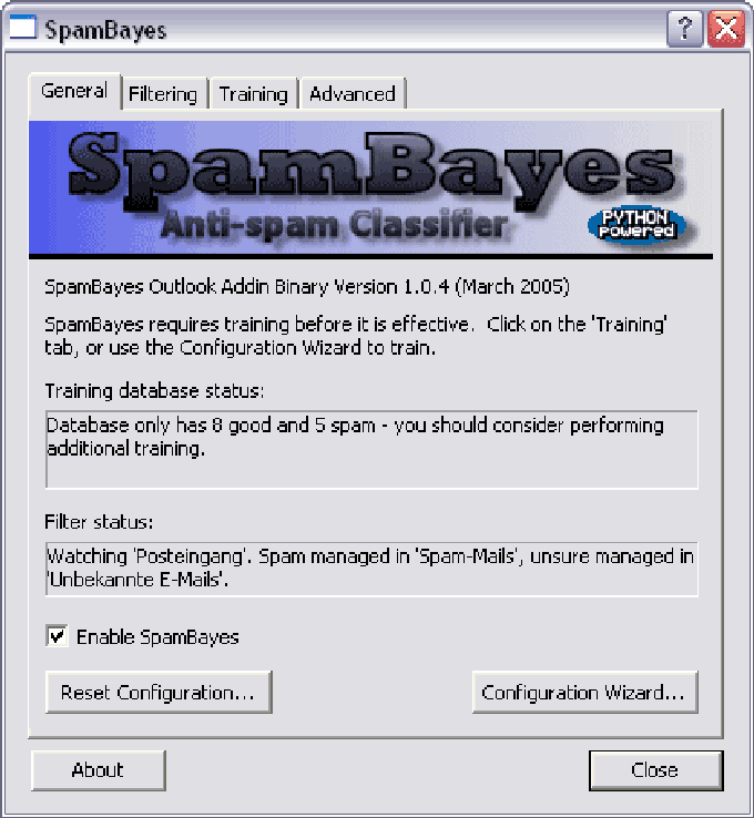 SpamBayes SpamBayes