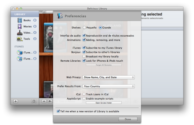 Delicious Library Delicious Library