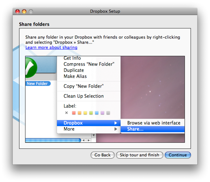 dropbox app for mac sierra