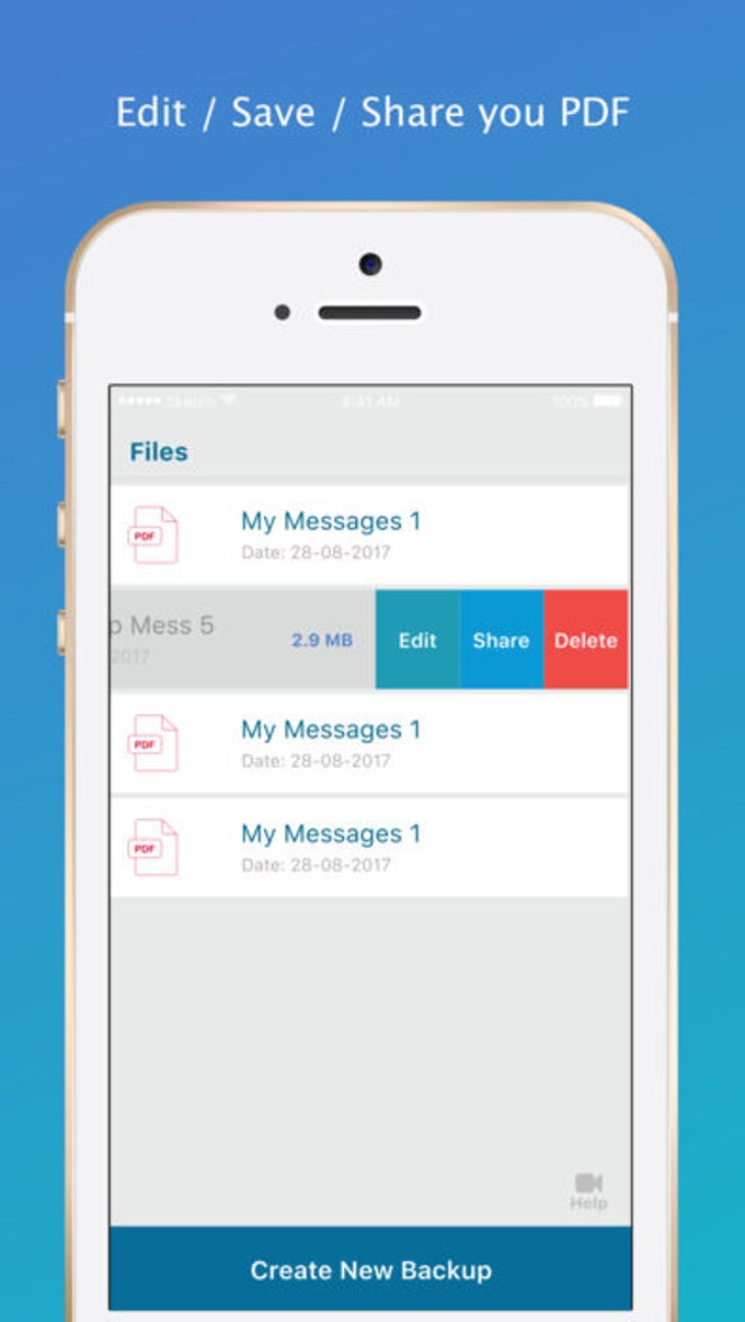 SMS Export or Chat to PDF SMS Export or Chat to PDF
