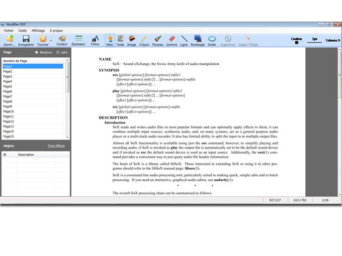 Modifier PDF Modifier PDF