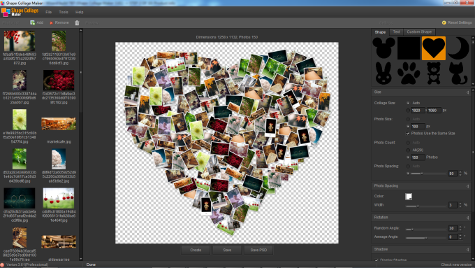 photo shape collage maker free download