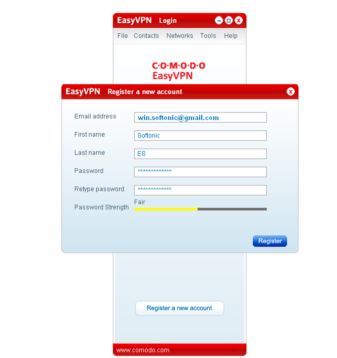 COMODO EasyVPN