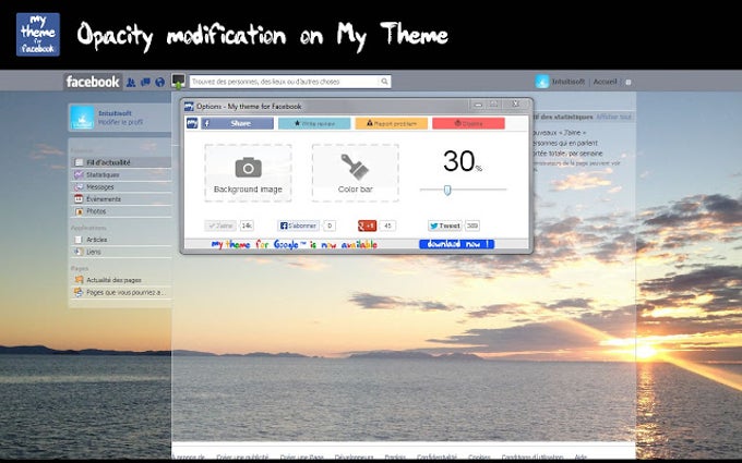 My theme for facebook™ My theme for facebook™