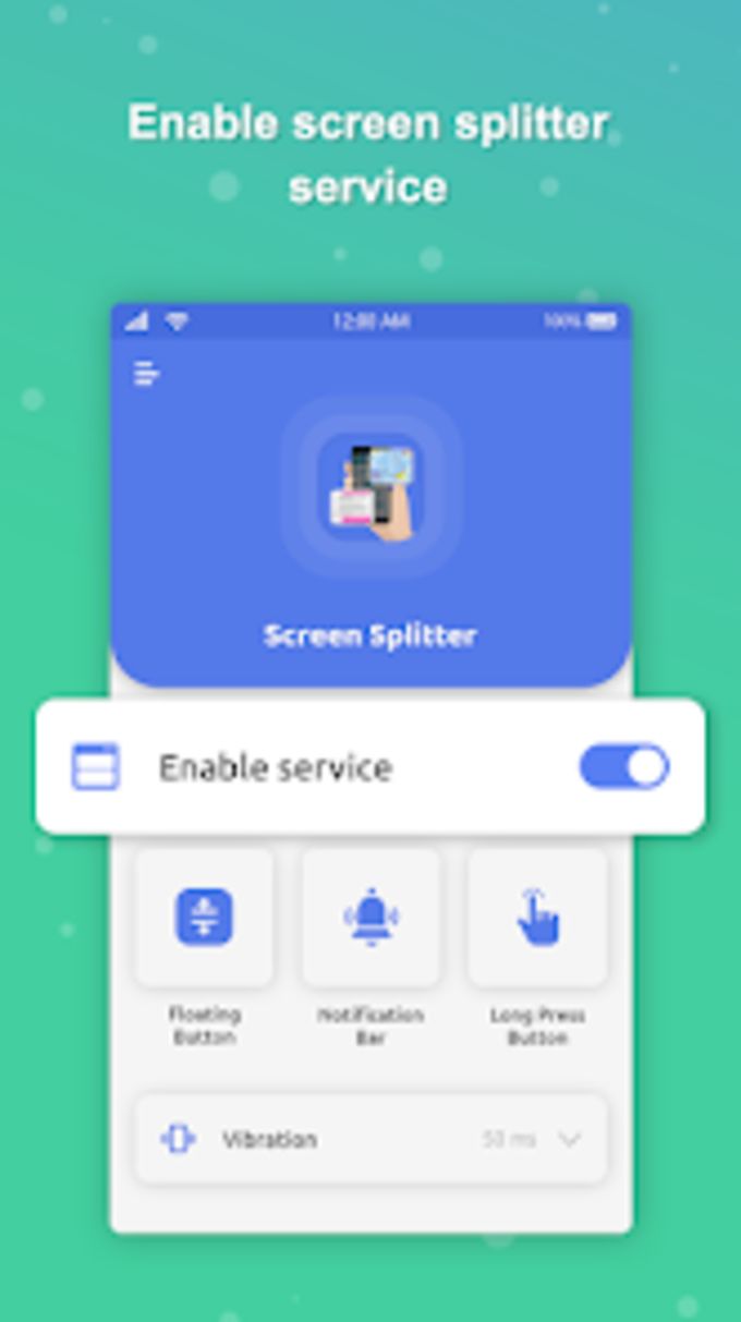 Screen Splitter : Use 2 apps o