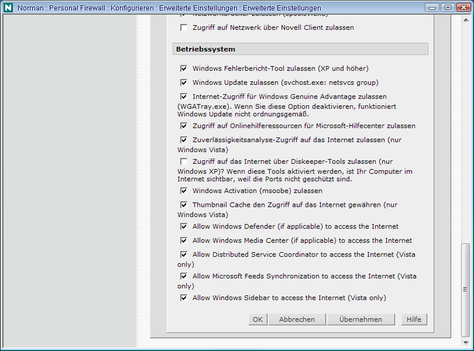 Norman Personal Firewall Norman Personal Firewall