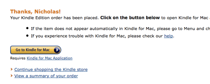 Kindle for Mac Kindle for Mac