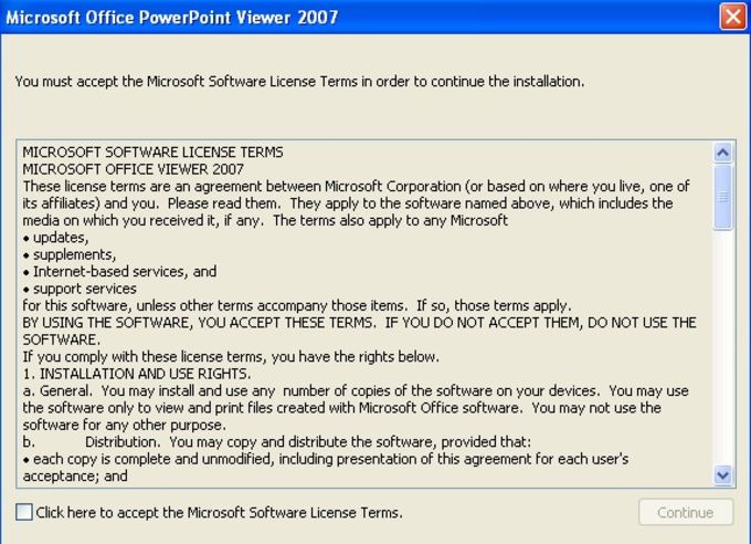 portable powerpoint viewer 2007