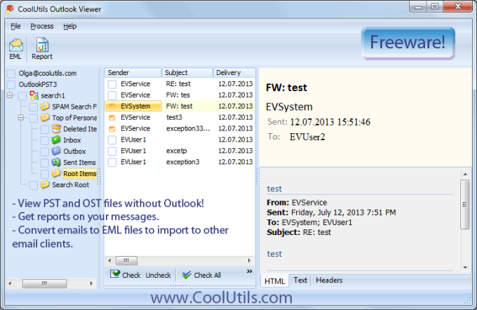 previewer for outlook 2013 free download