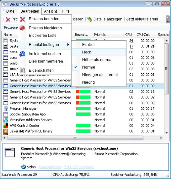 Security Process Explorer Security Process Explorer