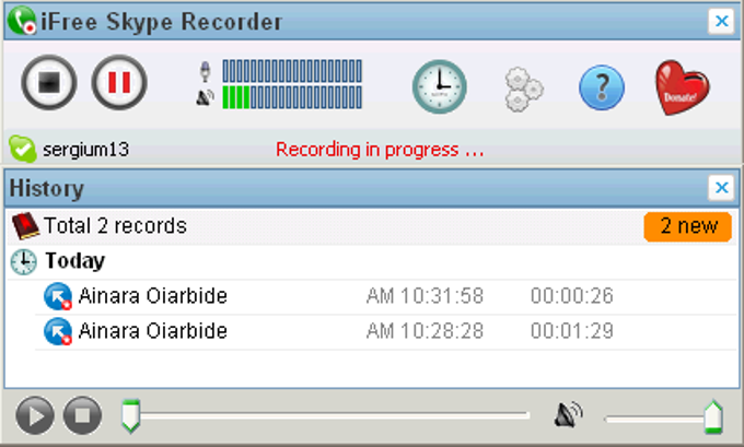 iFree Skype Recorder iFree Skype Recorder