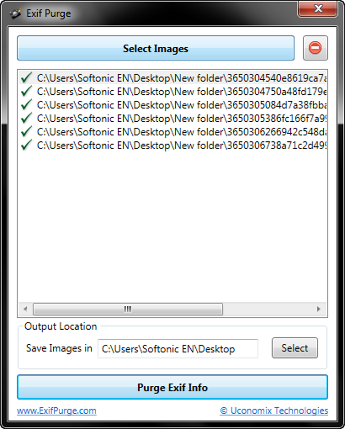 EXIF Purge EXIF Purge