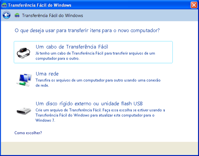 Windows 7 Easy Transfer (Windows) Download