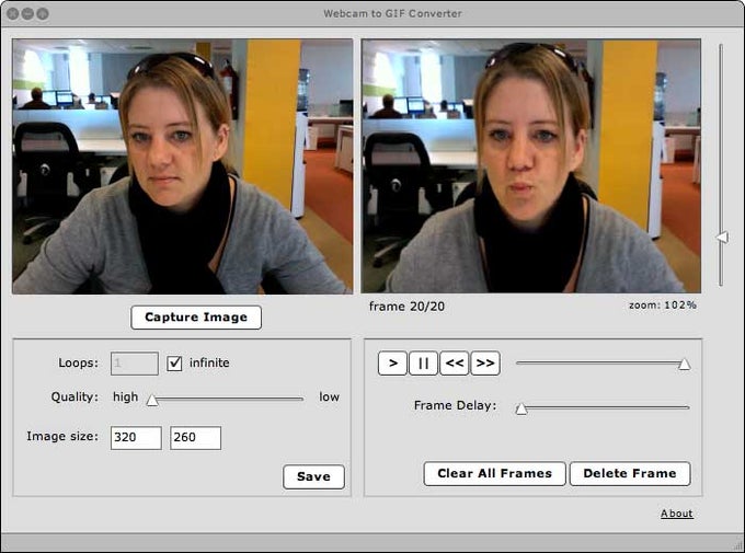 Webcam to GIF Webcam to GIF